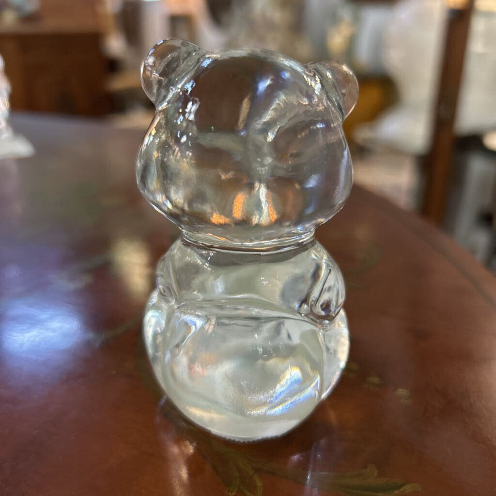 Fenton Art Glass- Teddy Bear Figurine Paperweight.