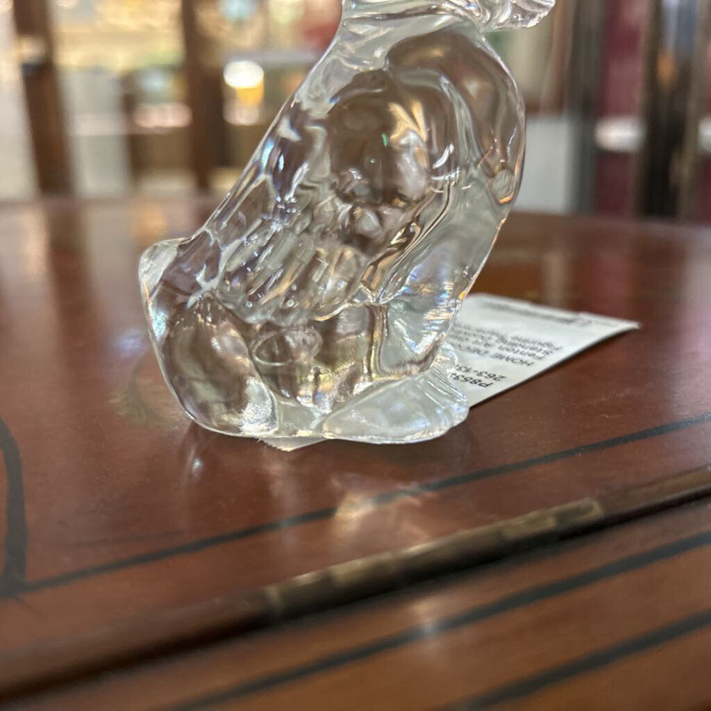 Fenton Art Glass- Standing Duckling Figurine Paperweight.
