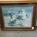 "Sea Horses" Framed Print by Fred Morgan (AS IS)