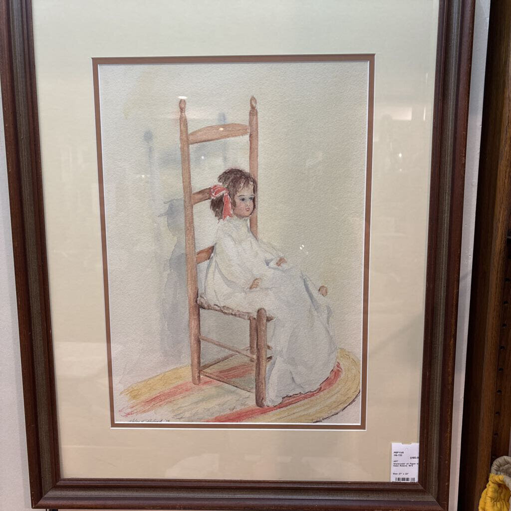 Watercolor on Paper by Helen Roland, 1972