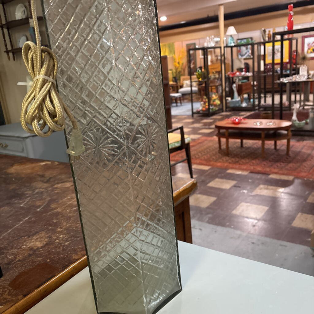 Cut Glass Lamp