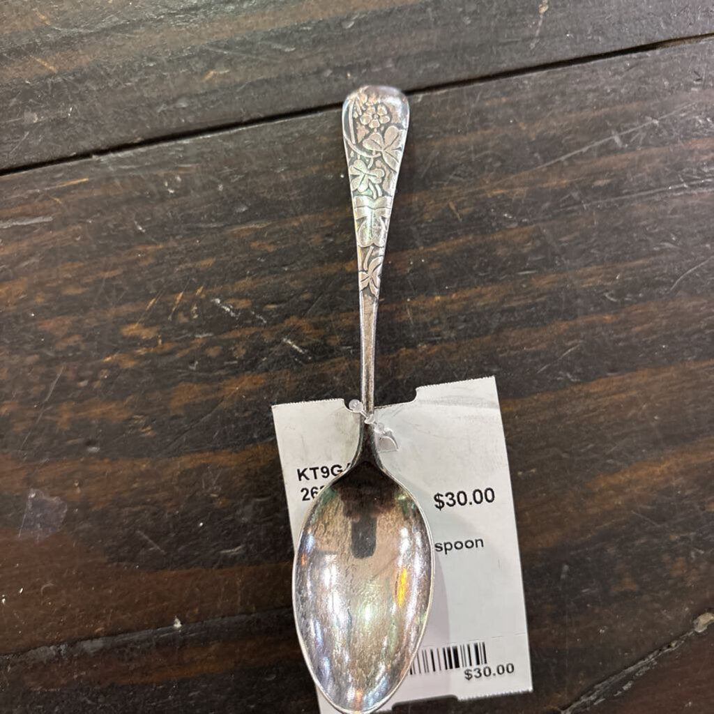925 demi tasse spoon (clover)