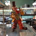 Anri Toriart wooden clown figurine, c.1980s. - The Saxophonist .