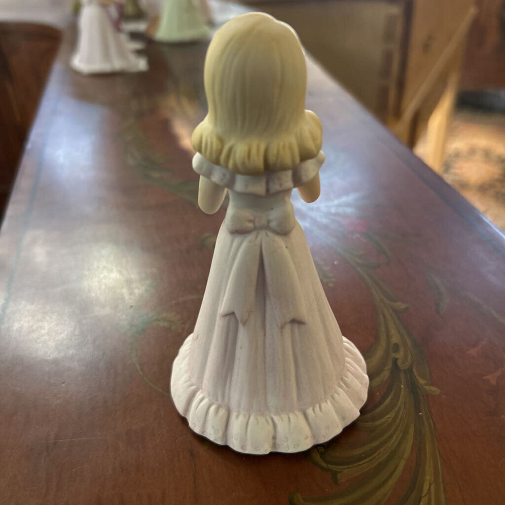 Enesco "Growning Up Girls" Bisque porcelain birthday figurine. Age 9.