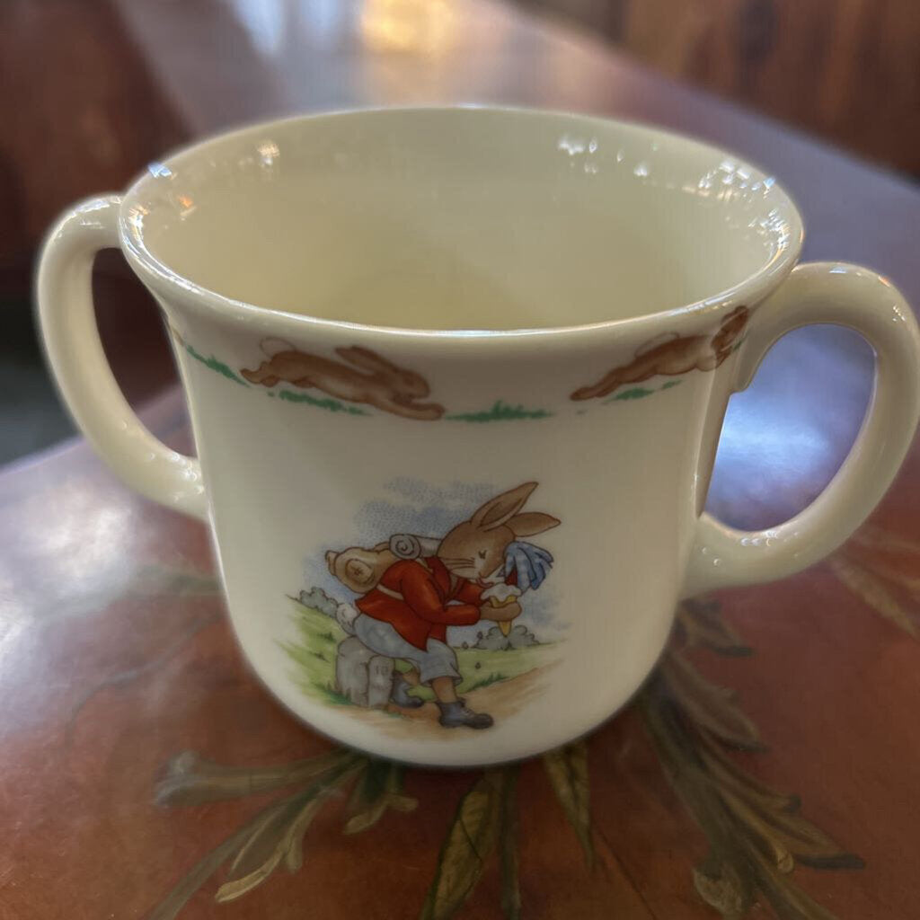 Royal Doulton "Bunnykins" collection children's 2-Handled Mug- "Ice Cream"