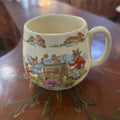 Royal Doulton Bunnykins collection mug 1-Handled. "Skipping jump rope"