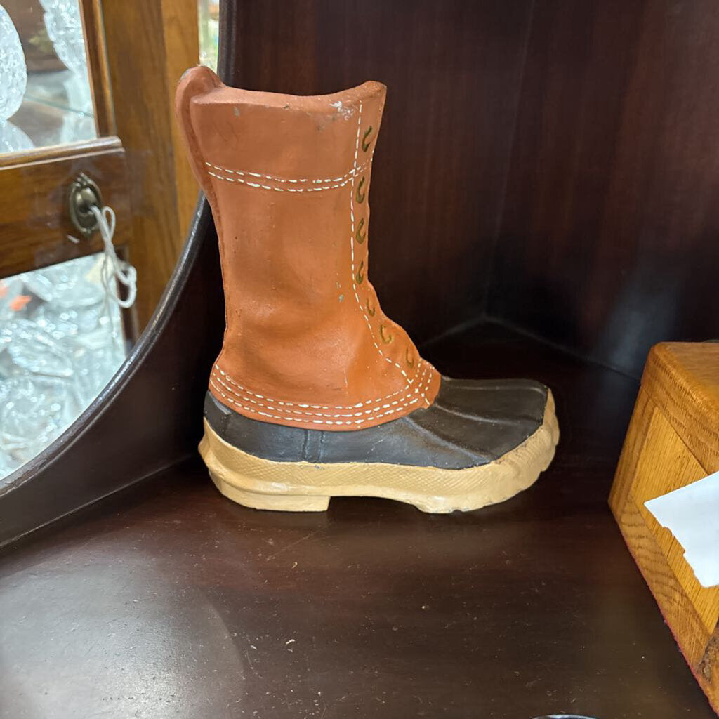 Heritage Metalcraft "Duck boot" Doorstop; made in Maine ; 100% recycled metal