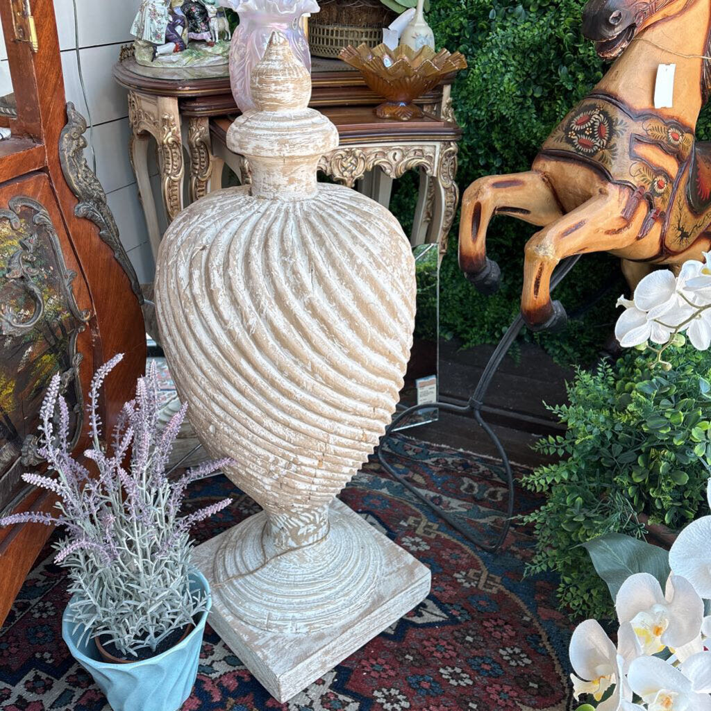 Carved wood Architectural Finial