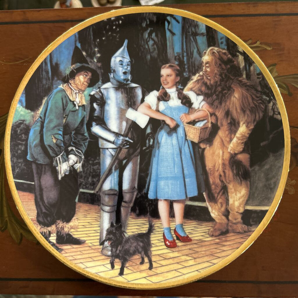 'We're off to see the wizard" 50th Anniversary Decorative Plate 1988