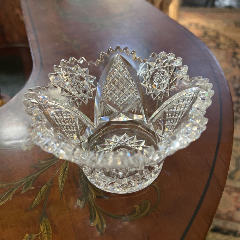 American Brilliant Nut Bowl c.1876-1916