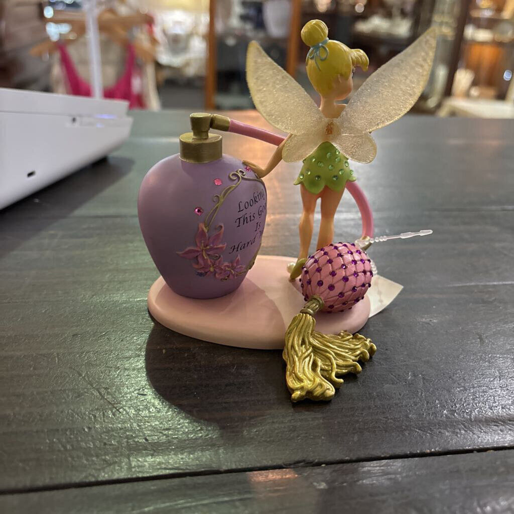 Tinkerbell "Looking this good is hard work" figurine