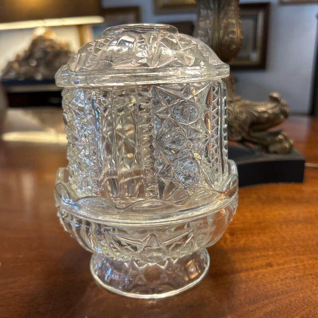 Fairy Lamp "Stars & Bars" Colonial Clear