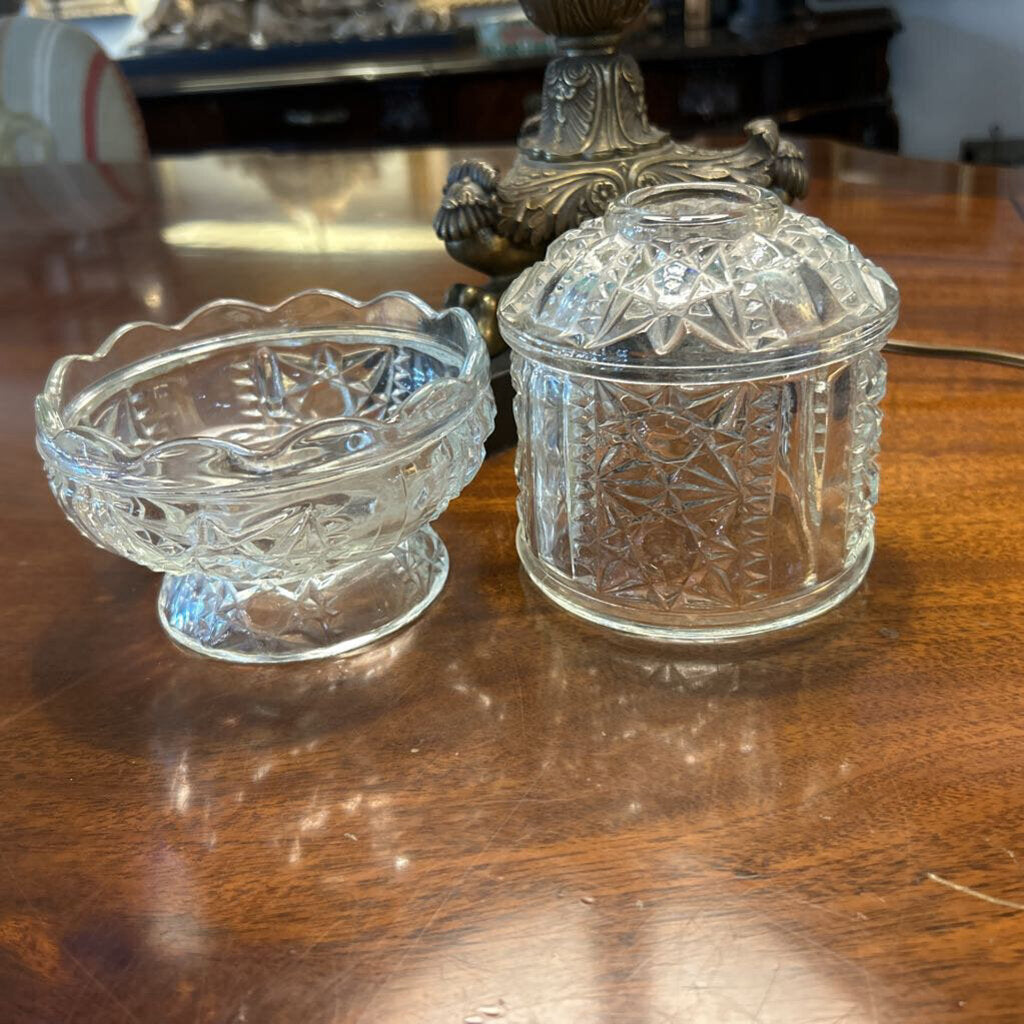 Fairy Lamp "Stars & Bars" Colonial Clear