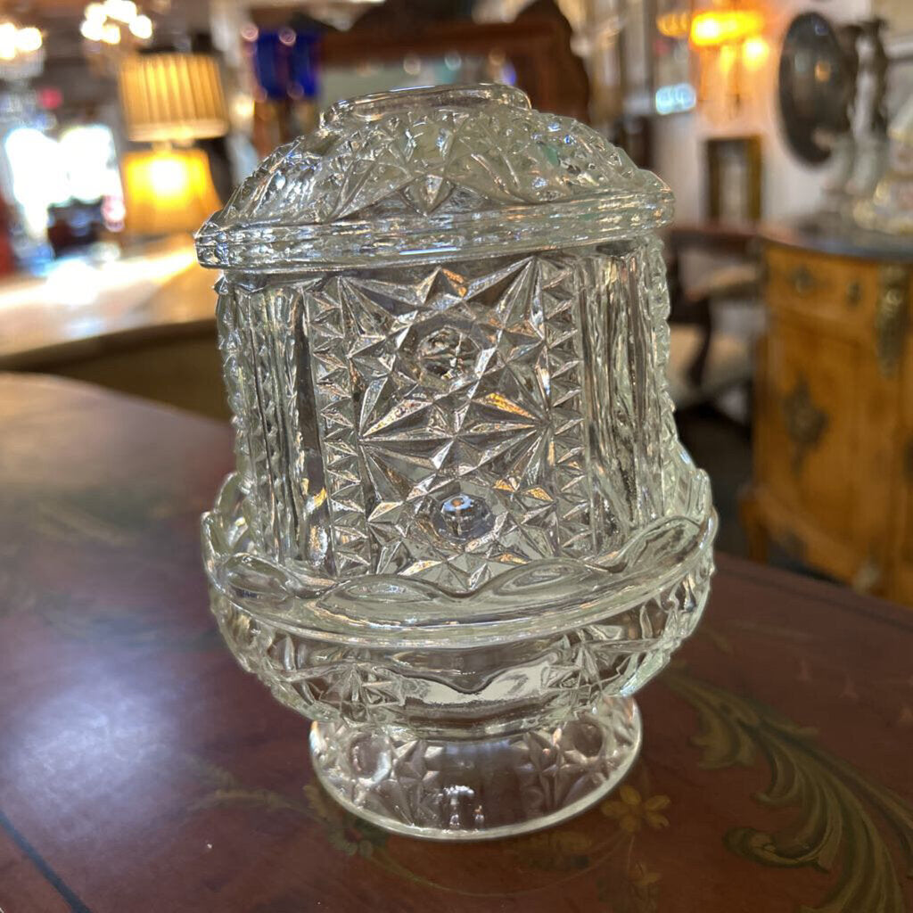 Fairy Lamp "Stars & Bars" Colonial Clear