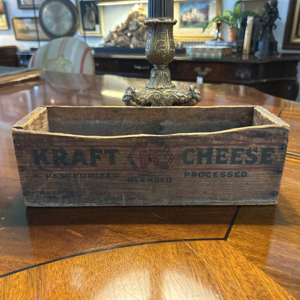 Wooden Kraft Cheese Box c.1930
