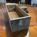 Handmade Wooden Crate Box, Number 2. c.1920s