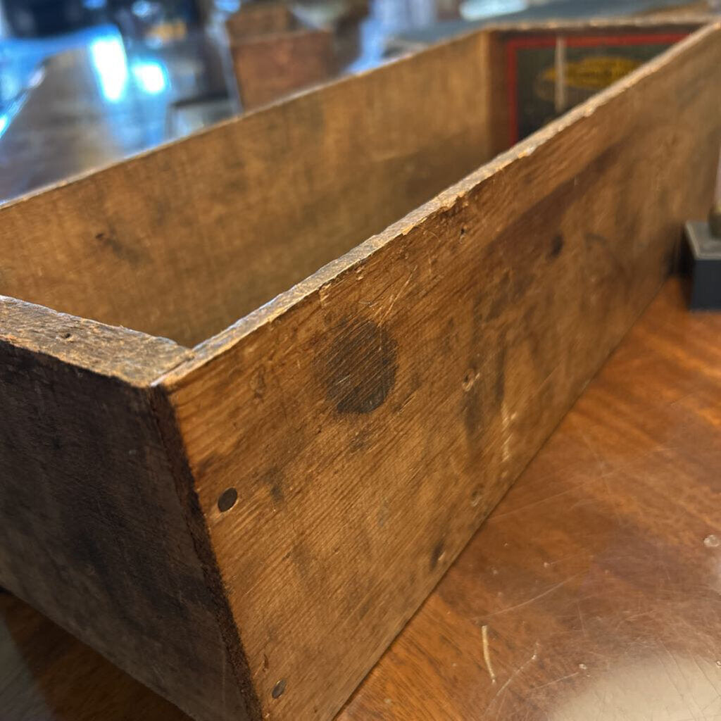 Handmade Wooden Crate Box, Number 2. c.1920s