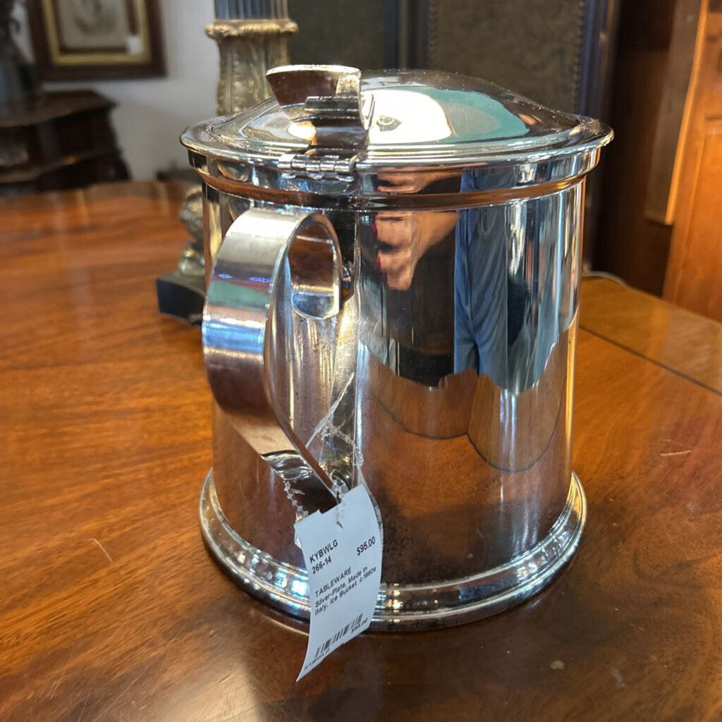 Silver-Plate, Made in Italy, Ice Bucket. c.1960s