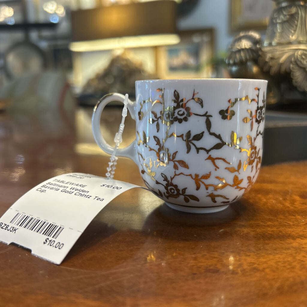 Seltmann Weiden Bavaria Gold Chintz Tea Cup.