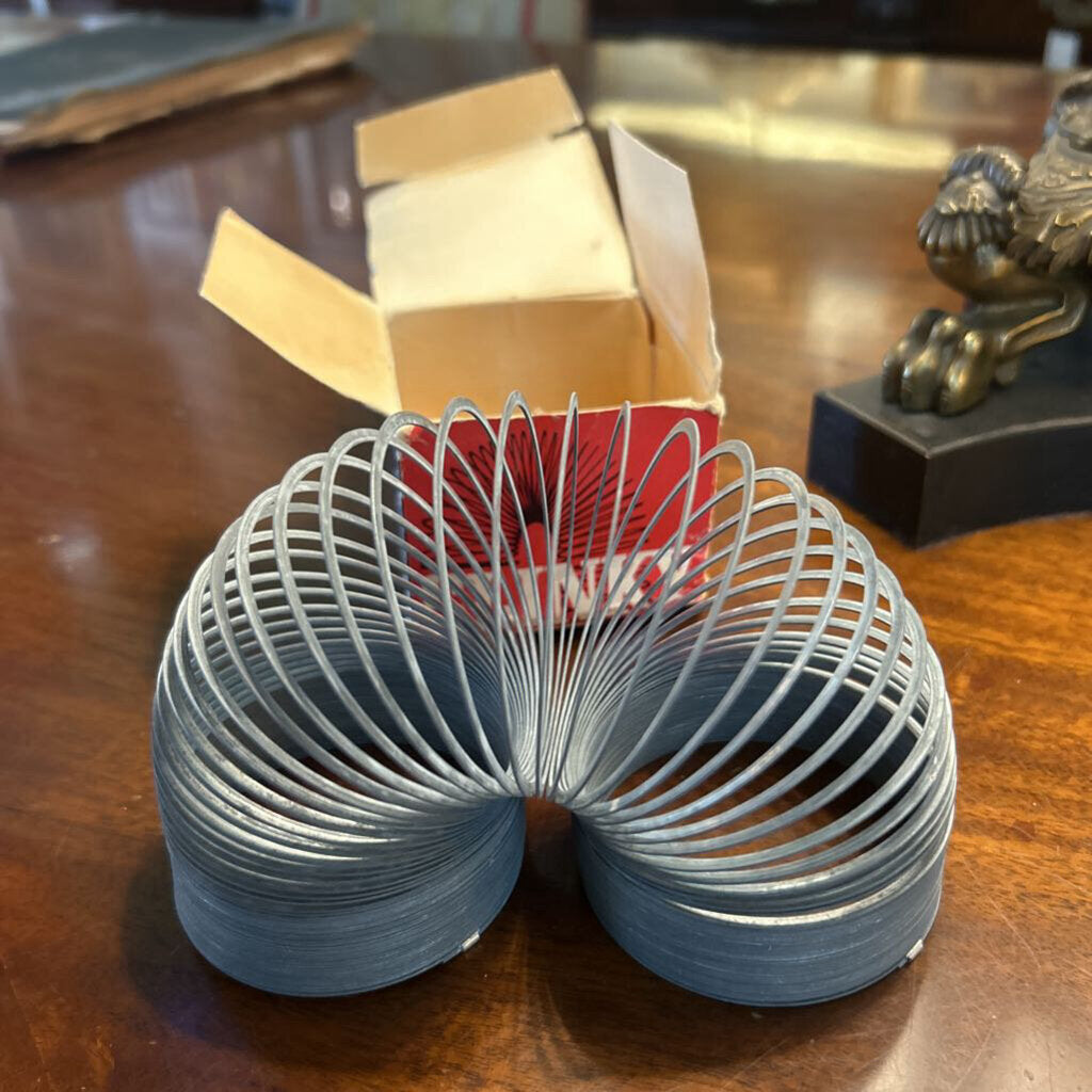 1970s-1980s James Industries Origianl Metal Slinky, Original Box.
