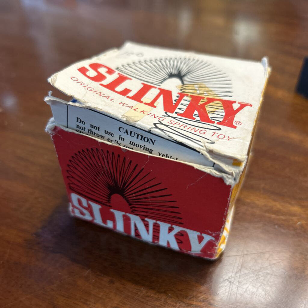 1970s-1980s James Industries Origianl Metal Slinky, Original Box.