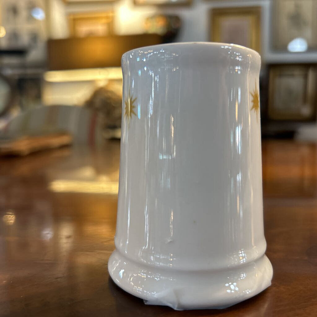 Vintage 1972 Homer Laughlin Best China Restaurant Ware Mini Creamer Pitcher Gold Star.