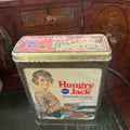 1984 UNOPENED Hungry Jack Pancake Mix Advertising Tin