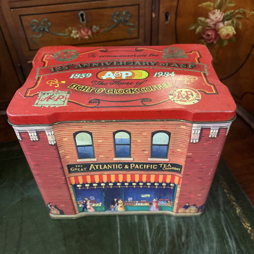 1984 A&P 125th Anniversary Advertising Tin