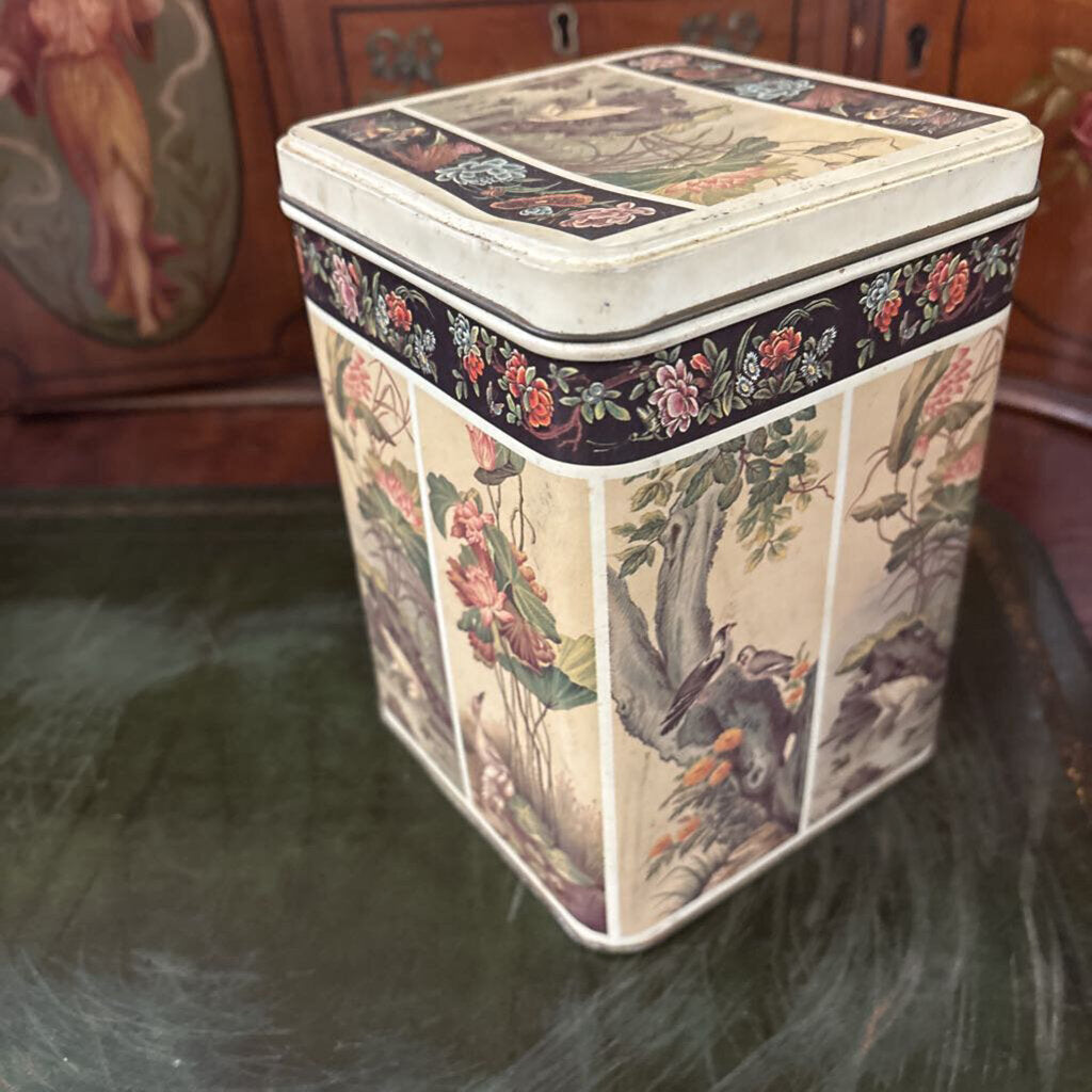 Vintage Meister Asian Botanical Advertising Tin