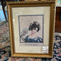 Molinard Advertising Framed Print, Ornate Gold Frame.