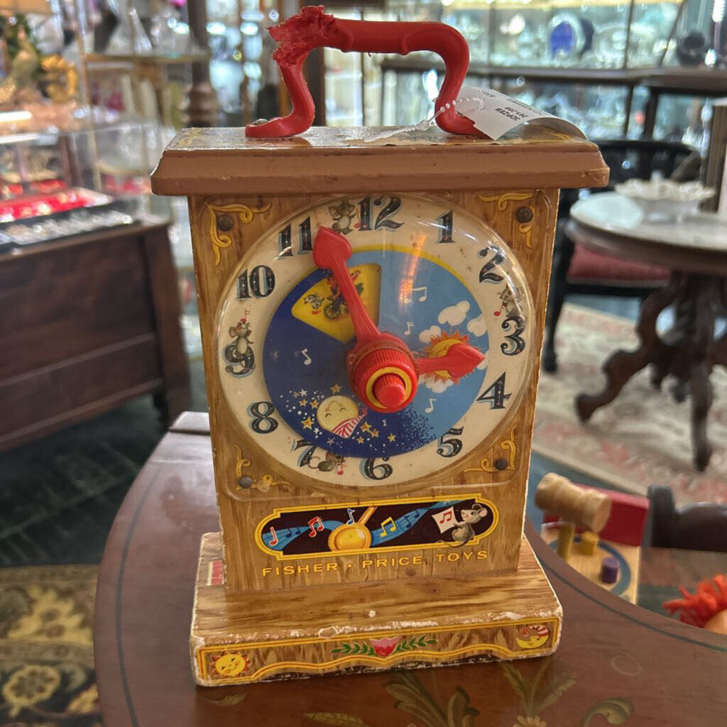 Fisher-Price Tick-Tock Teaching Clock (Model #997) c.1964 *as is*
