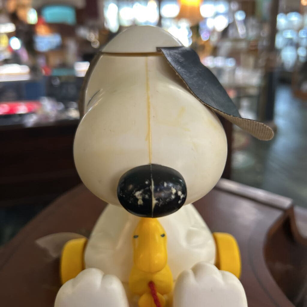 1972 Hasbro Snoopy & Woodstock "Copter" Pull Toy *as is*
