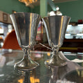 Vintage Stieff Pewter, 4'' Goblets.