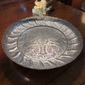Moroccan 15" round metal tea tray