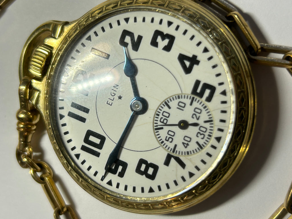 Illinois Case/Sears Roebuck Elgin Hunter 21-J Pocket Watch 10k GF